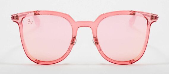 Gafas de sol con cristal rosado