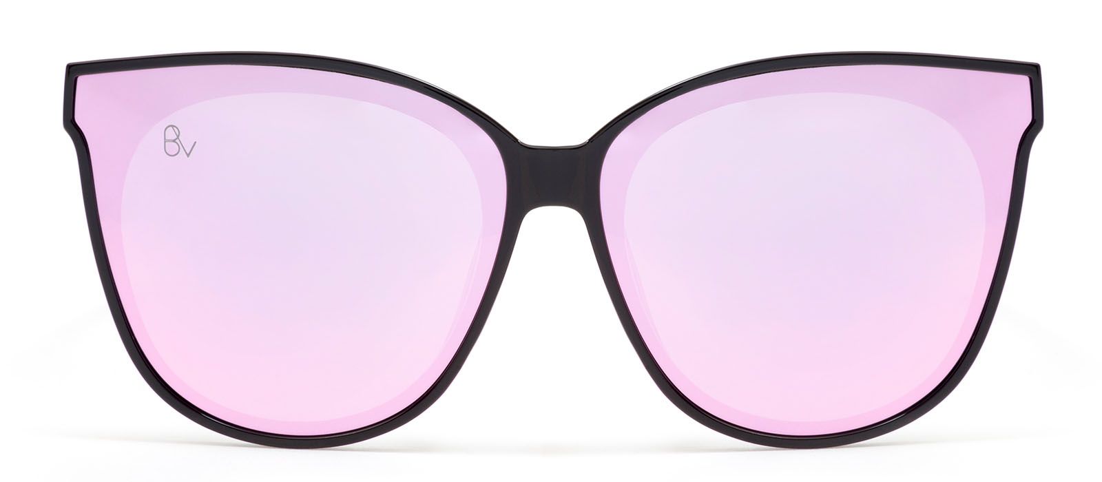 GEMMA ROSA Boval Gafas de sol Espejo rosa